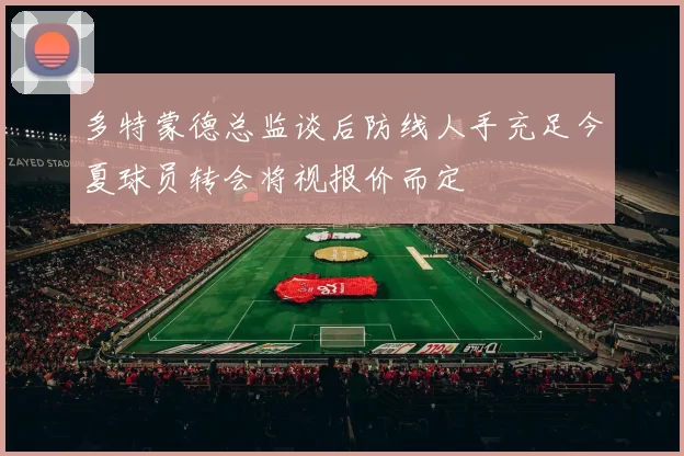 多特蒙德总监谈后防线人手充足今夏球员转会将视报价而定